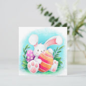 Niedlich Ostern Feiertagskarte (Stehend Vorderseite)