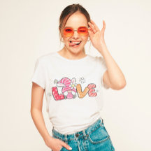 Niedlich Ostern Liebe Pink Bunny Gnome Girl Blume