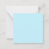 Niedlich Ostern Mitteilungskarte (Rückseite)