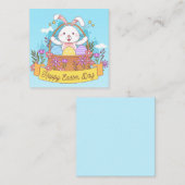 Niedlich Ostern Mitteilungskarte (Vorne/Hinten)