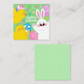 Niedlich Ostern Mitteilungskarte (Vorne/Hinten)