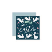 Niedlich Ostern Mitteilungskarte (Vorderseite/Rückseite Beispiel)