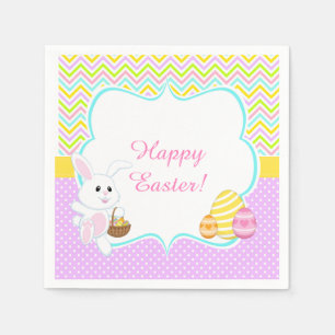Niedlich Ostern Osterhase Eizelljagd Serviette