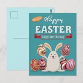 Niedlich Ostern Postkarte (Vorne/Hinten)