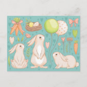 Niedlich Ostern Postkarte (Vorderseite)