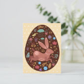 Niedlich Ostern Postkarte (Stehend Vorderseite)