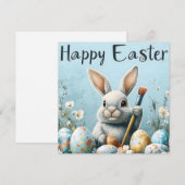 Niedlich Ostern Sonnenanbeter: Springtime Art Feiertagskarte (Vorne/Hinten)