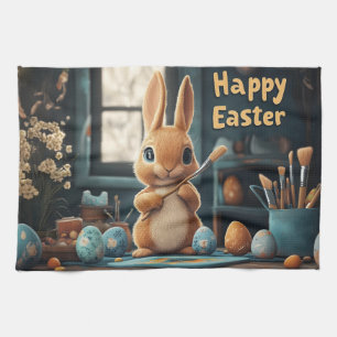 Niedlich Ostern Sonnenanbeter: Springtime Art Geschirrtuch