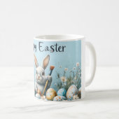 Niedlich Ostern Sonnenanbeter: Springtime Art Kaffeetasse (VorderseiteRechts)