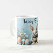 Niedlich Ostern Sonnenanbeter: Springtime Art Kaffeetasse (Vorderseite Links)