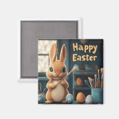 Niedlich Ostern Sonnenanbeter: Springtime Art Magnet (Vorderseite/Rückseite)