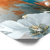Niedlich Ostern Sonnenanbeter: Springtime Art Poster (Ecke)
