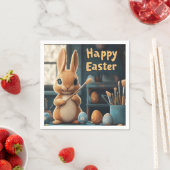 Niedlich Ostern Sonnenanbeter: Springtime Art Serviette (Beispiel)