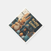 Niedlich Ostern Sonnenanbeter: Springtime Art Serviette (Ecke)