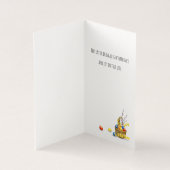 Niedlich Ostern Sonnige Malerei Ei Ferienkarte (Innenseite)