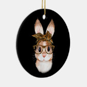 Niedlich Ostern Sonnige Mama Osterleopard Jahr des Keramik Ornament (Rechts)