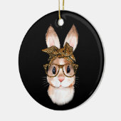 Niedlich Ostern Sonnige Mama Osterleopard Jahr des Keramik Ornament (Links)