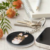 Niedlich Ostern Sonnige Mama Osterleopard Jahr des Schlüsselanhänger (Vorderseite rechts)