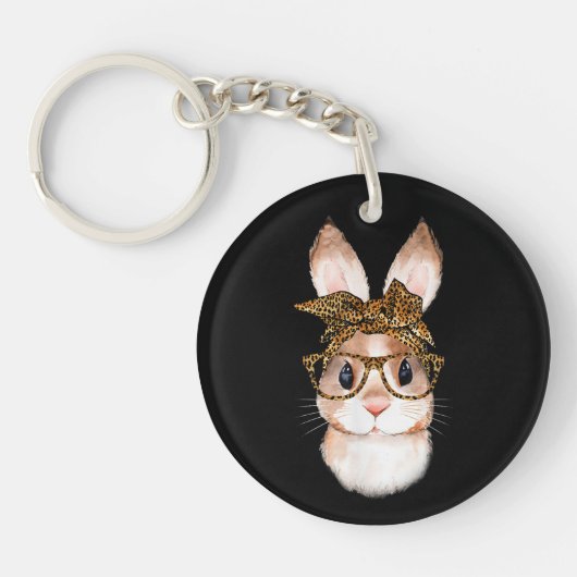 Niedlich Ostern Sonnige Mama Osterleopard Jahr des Schlüsselanhänger (Vorderseite)
