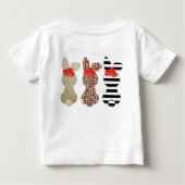 Niedlich OsterRabbit Trio Tshirt (Rückseite)