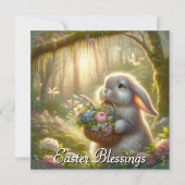 Niedlich Ostersonnige Blume Feiertagskarte (Vorderseite)