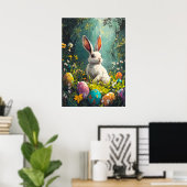 Niedlich Ostersonnige Malerei Poster (Heimbüro)