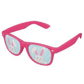Niedlich Ostersonnrosa Partybrille (Schrägansicht)