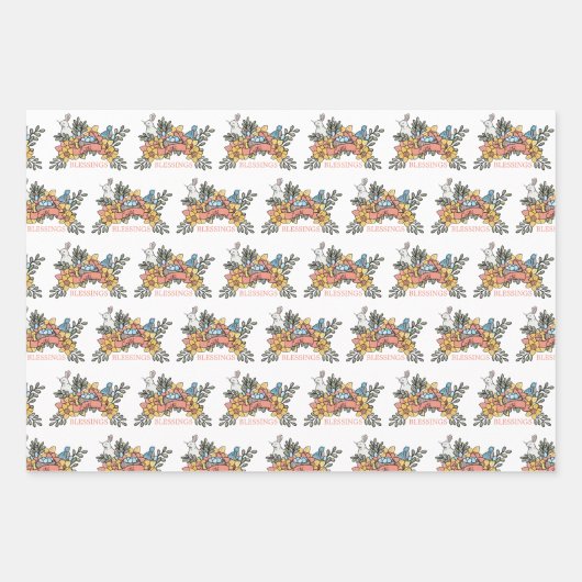 Niedlich Osterspringtime Geschenkpapier Set (Vorderseite)