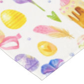 Niedlich-Ostertafel Tischdecke (Schrägansicht)