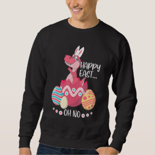 Niedlich Ostertag Dinosaurier Bunny Ohren Ostereie Sweatshirt