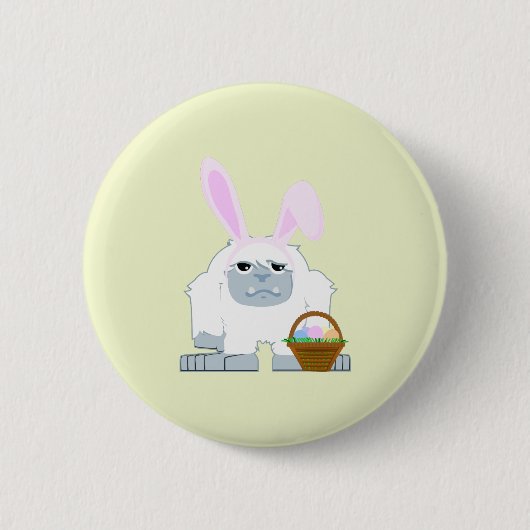 Niedlich OsterYeti Button (Vorderseite)