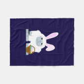 Niedlich OsterYeti Fleecedecke (Vorderseite (Horizontal))