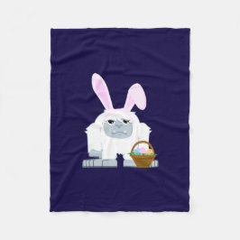 Niedlich OsterYeti Fleecedecke