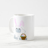 Niedlich OsterYeti Kaffeetasse (Vorderseite Links)