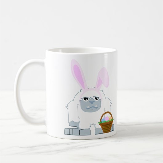 Niedlich OsterYeti Kaffeetasse (Links)