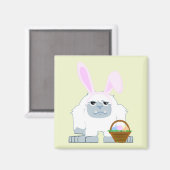 Niedlich OsterYeti Magnet (Vorderseite/Rückseite)