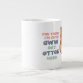 Niedlich - Otter - Jumbo-Tasse (Vorderseite)