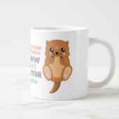 Niedlich - Otter - Jumbo-Tasse (Rechts)