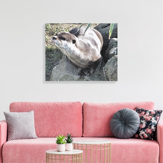NIEDLICH OTTER LEINWANDDRUCK (Insitu (Wohnzimmer))
