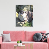 NIEDLICH OTTER LEINWANDDRUCK (Insitu (Wohnzimmer))