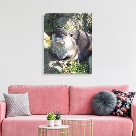 NIEDLICH OTTER LEINWANDDRUCK (Insitu (Wohnzimmer))