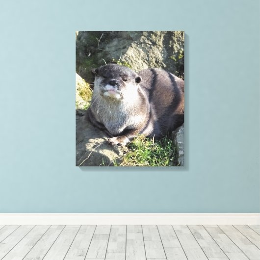 NIEDLICH OTTER LEINWANDDRUCK (Insitu (Holzboden))