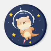 Niedlich Otter Magnet (Vorne)