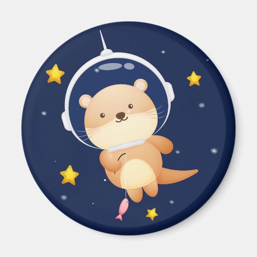 Niedlich Otter Magnet (Vorne)