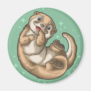 Niedlich Otter Magnet