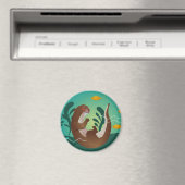 Niedlich Otter Magnet (In Situ (Geschirrspüler))