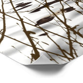 Niedlich Otter mit rosa Liebe Herz Poster (Ecke)