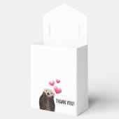 Niedlich Otter mit rosa Liebe Herzlichen Dank Geschenkschachtel (Geöffnet)
