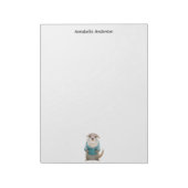 Niedlich Otter Notizblock (Rotiert)
