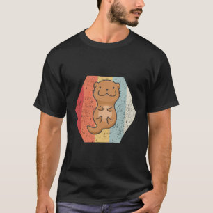 Niedlich Otter Retro Vintag Sea Otter T-Shirt